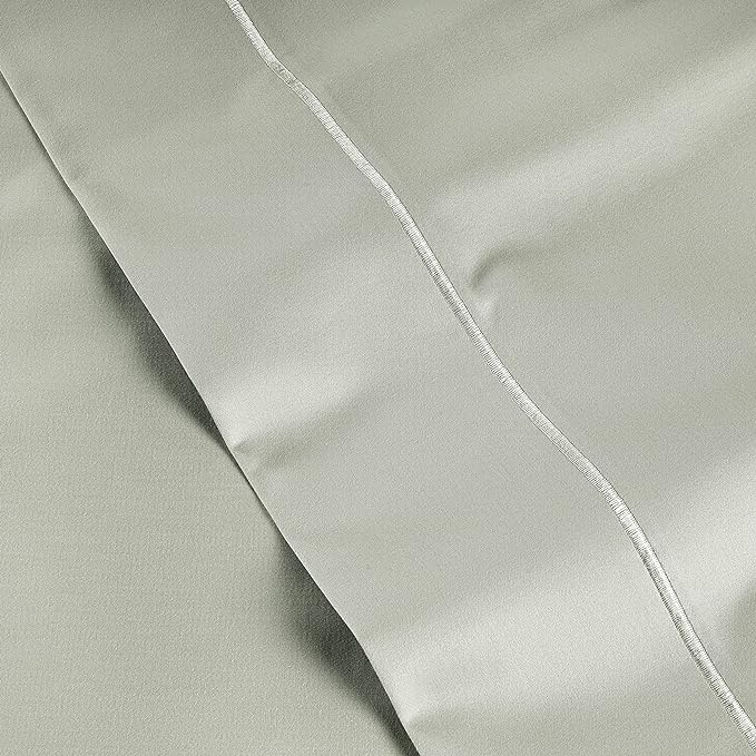 LANE LINEN 100% Egyptian Cotton Bed Sheets sábanas Queen, Soft & Comfy Luxury Hotel Like Thick Bedding Sheets & Pillowcase Set, Machine Wash Cooling 16'' Queen Deep Pocket Sheet Set Driftwood Grey