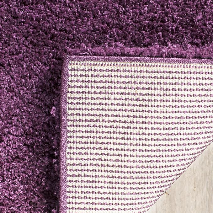 SAFAVIEH California Shag Collection Runner Rug - 2'3" x 21', Purple, Non-Shedding & Easy to Clean, Ultra Plush Thick Pile, Ideal for Hallway, Foyer, Entryway, Bedroom (SG151-7373)